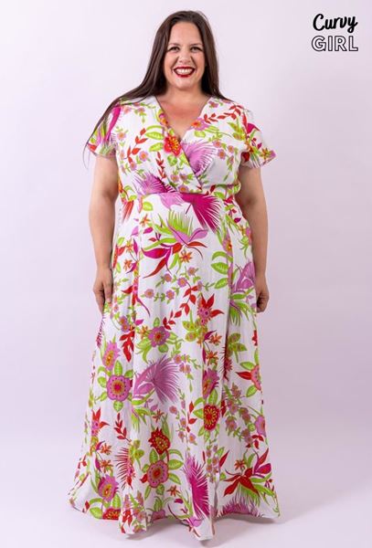 Picture of PLUS SIZE COTTON MAXI DRESS